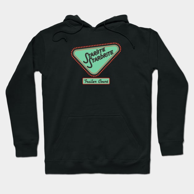 Last Starfighter Starlite Starbrite Trailer Court Hoodie by DrPeper